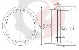 太阳轮挡圈 Sun Gear Washer